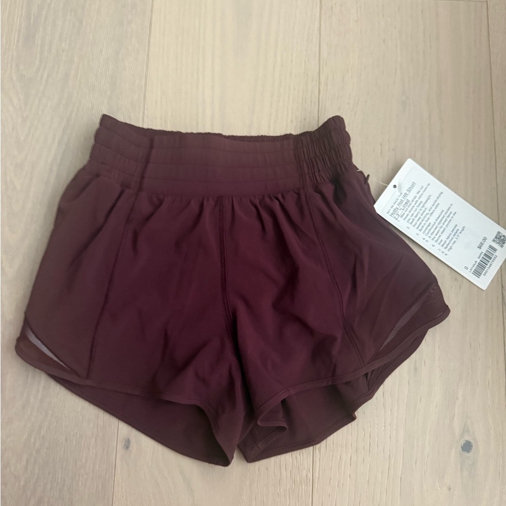 Lululemon hotty hot HR 2.5 short